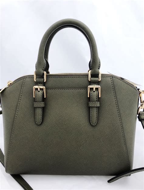 olive green michael kors bag.